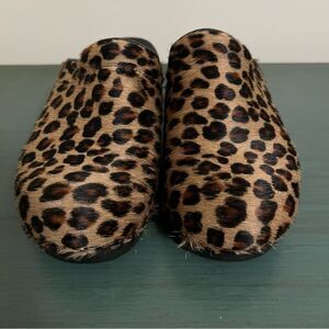 Sanita Leopard Print Clogs Size 39 (US 8-8.5) mule
